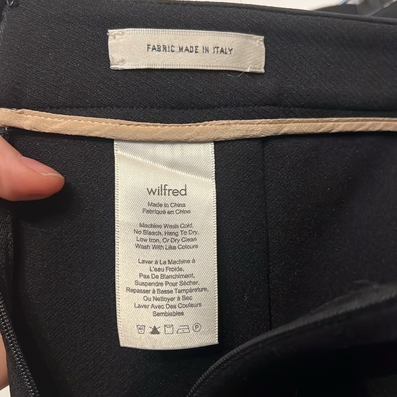 Wilfred Black High Waist Bootcut Pants Size 6 - Picture 4 of 5
